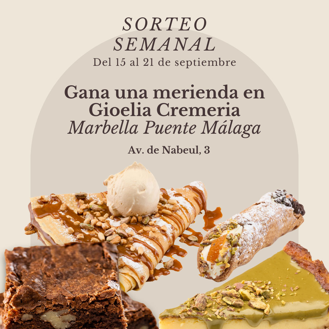 Merienda con Gioelia Cremeria - Marbella