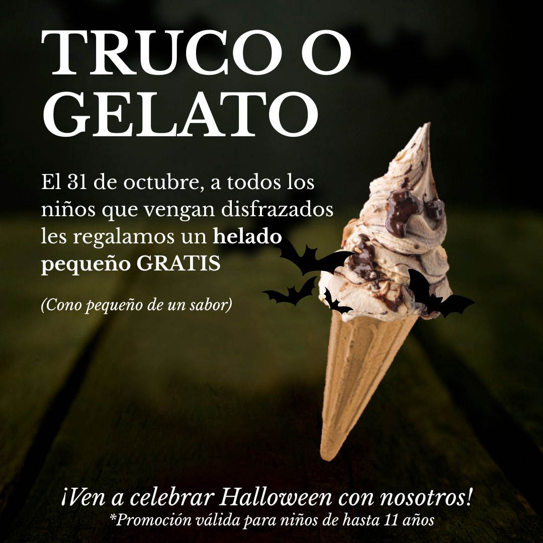 ¿Truco o gelato? ¡Celebra Halloween en Gioelia Cremeria!